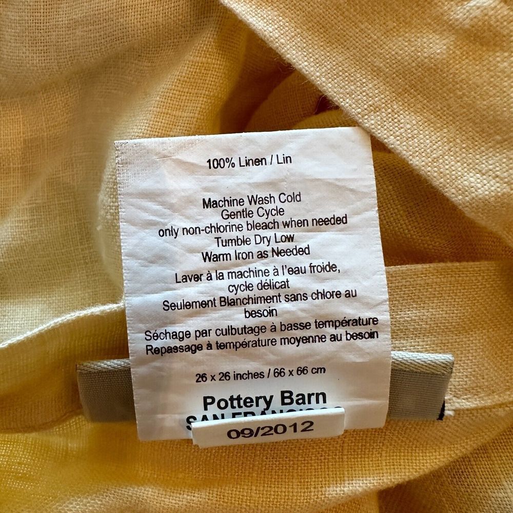 Pottery Barn Jocelyn Bird Lemon Duvet Cover Twin 1 Euro Sham Botanical 3pc Rare - Picture 4 of 7